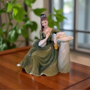 Vintage English Royal Doulton “Secret Thoughts”Hand Painted Figurine